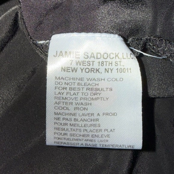 JAMIE SADOCK Black Zebra Print Sleeveless Quarter Zip Mock Top - XXL - Picture 8 of 13